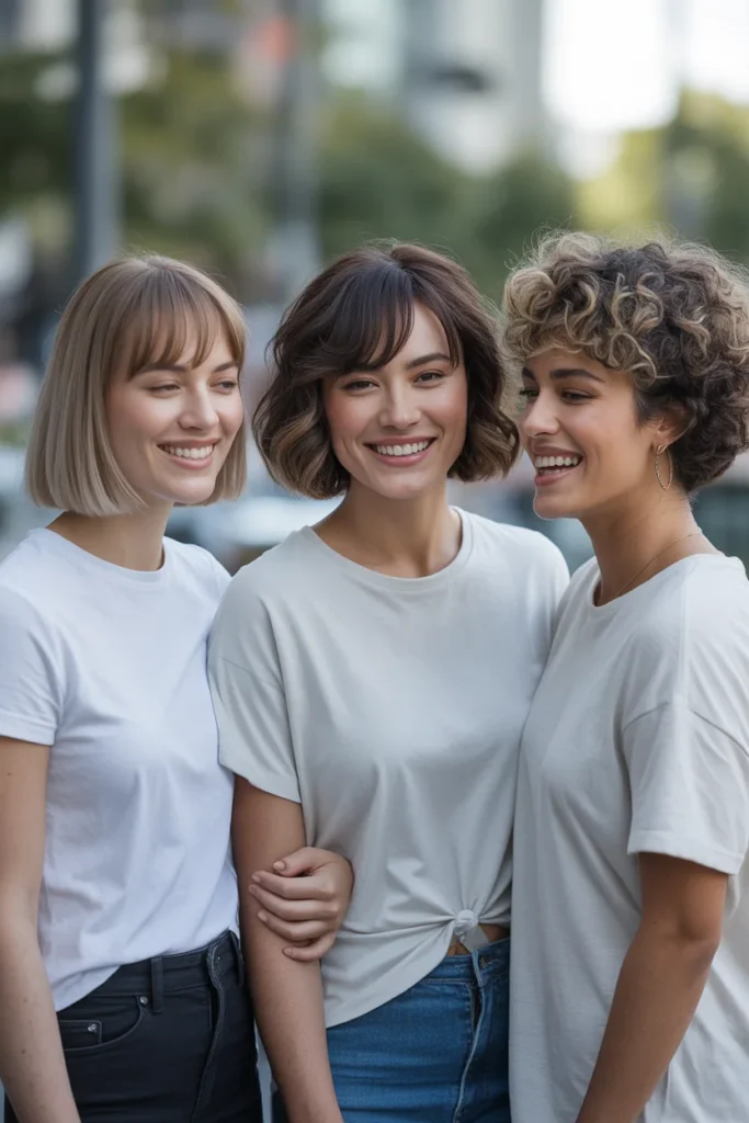 Low Maintenance Short Hair with Bangs
