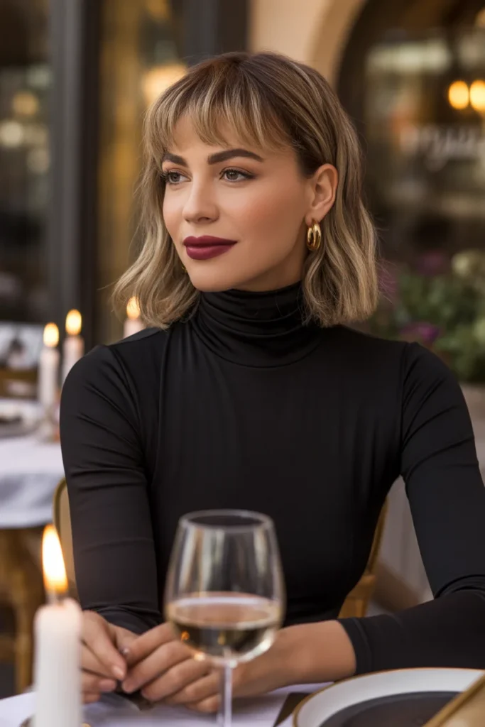 Low Maintenance Short Hair with Bangs